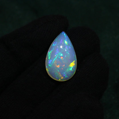 Blue Ethiopian Fire Opal Cabochon GemsRush