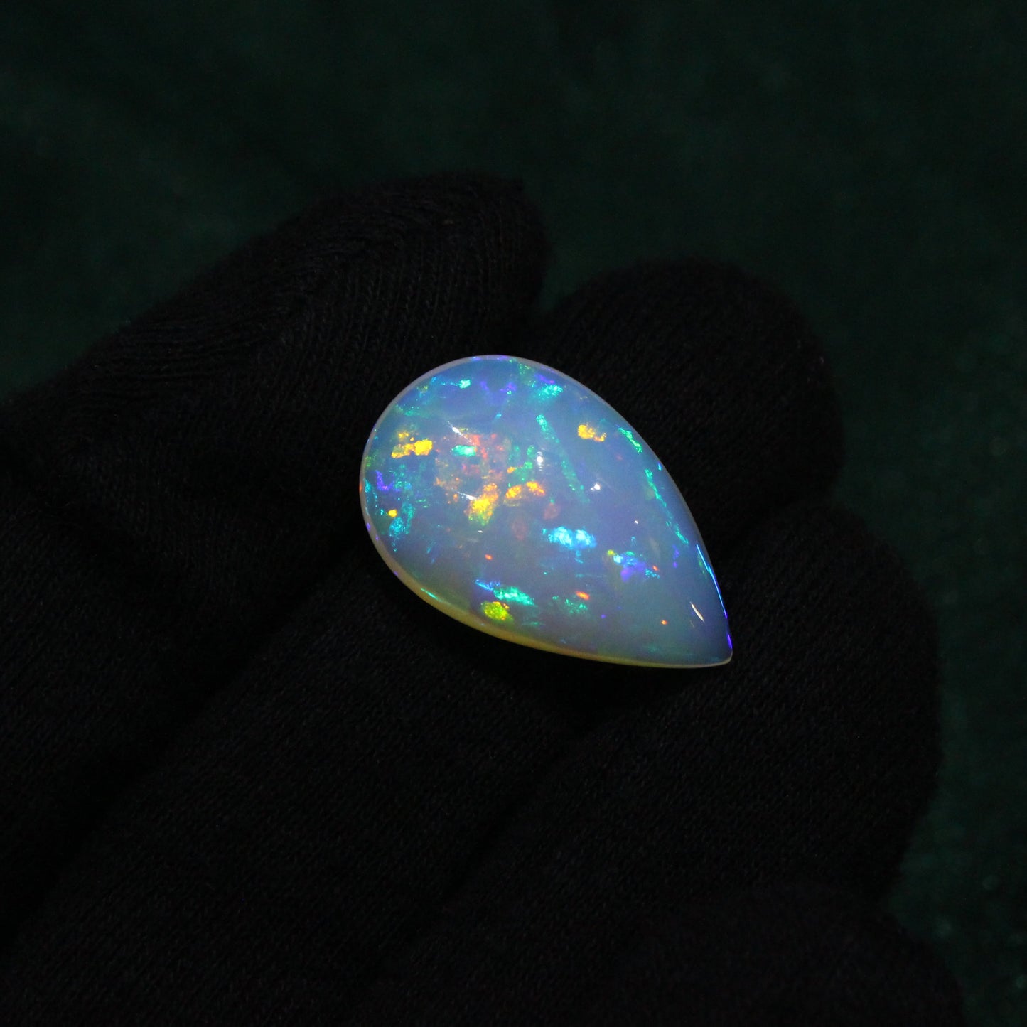 Blue Ethiopian Fire Opal Cabochon GemsRush