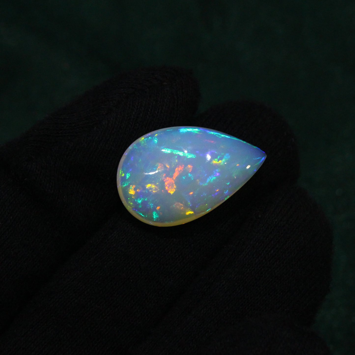 Blue Ethiopian Fire Opal Cabochon GemsRush