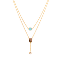 Casual Wear 2 Layer Gold Plated Necklace