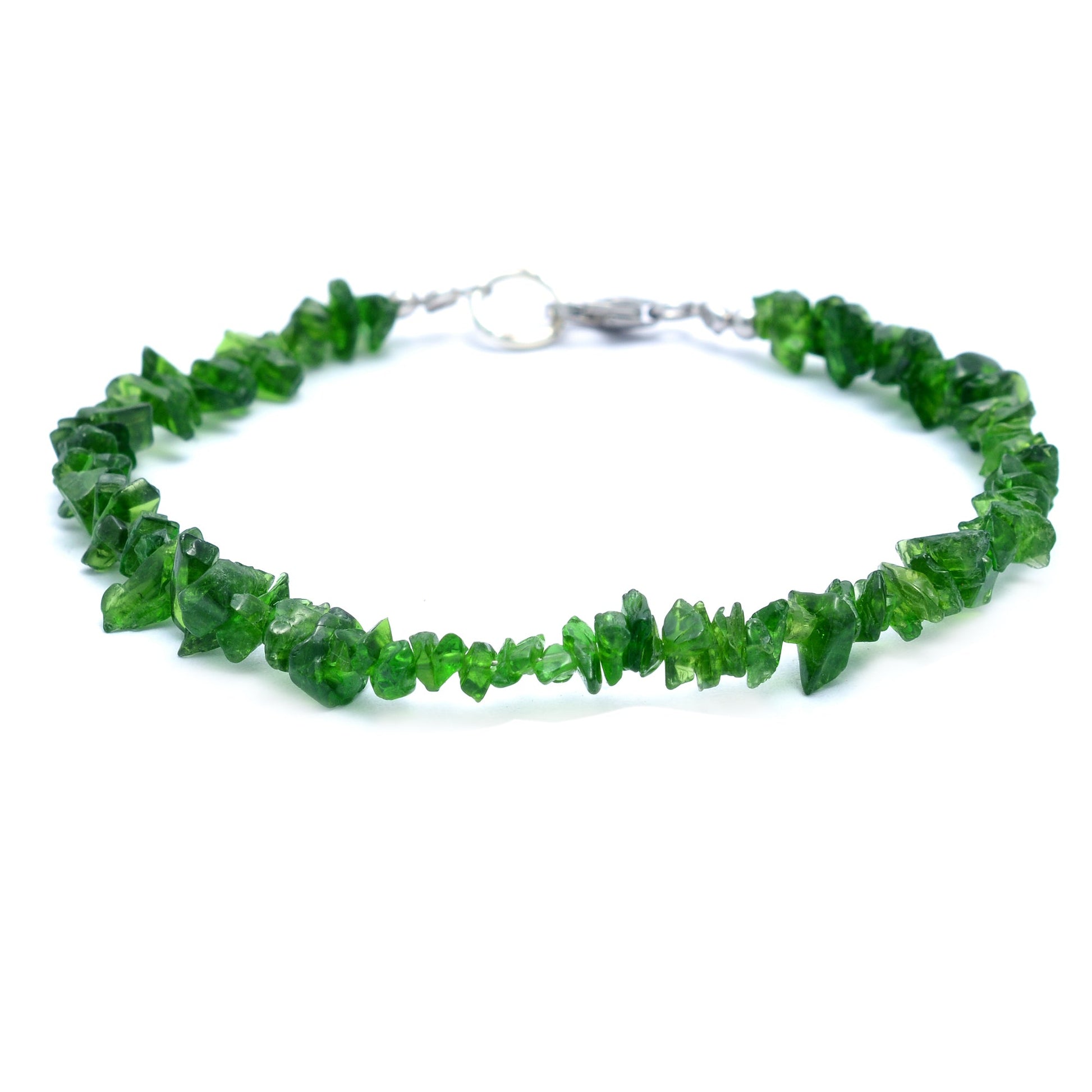 Chrome Diopside Gemstone Silver Bracelet | Jewelry For Her GemsRush