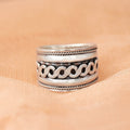 Cigar Band Unique Thumb Ring