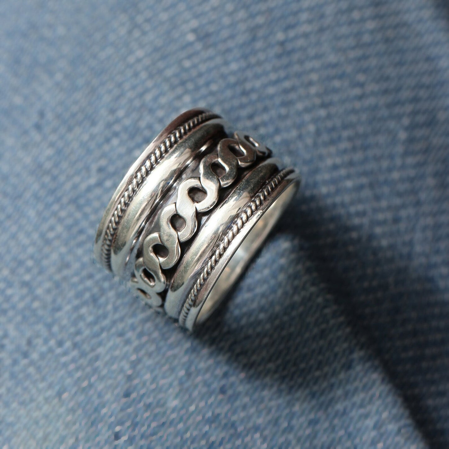 Cigar Band Unique Thumb Ring GemsRush