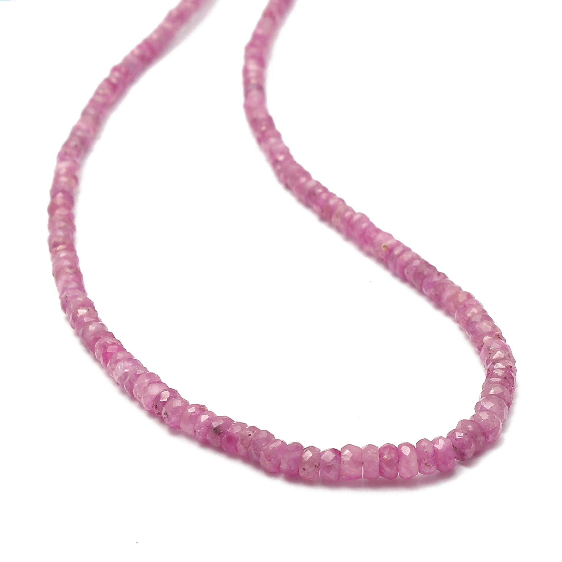 Dainty Ruby Necklace, Beaded Handmade Necklace, Birthday Gift For Wife GemsRush