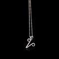 Dainty Zodiac ARIES Sign Pendant, 925 Sterling Silver Pendant, Gift For Daughter