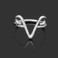 Dainty Zodiac ARIES Sign Ring, 925 Sterling Silver Ring, Gift For Daughter