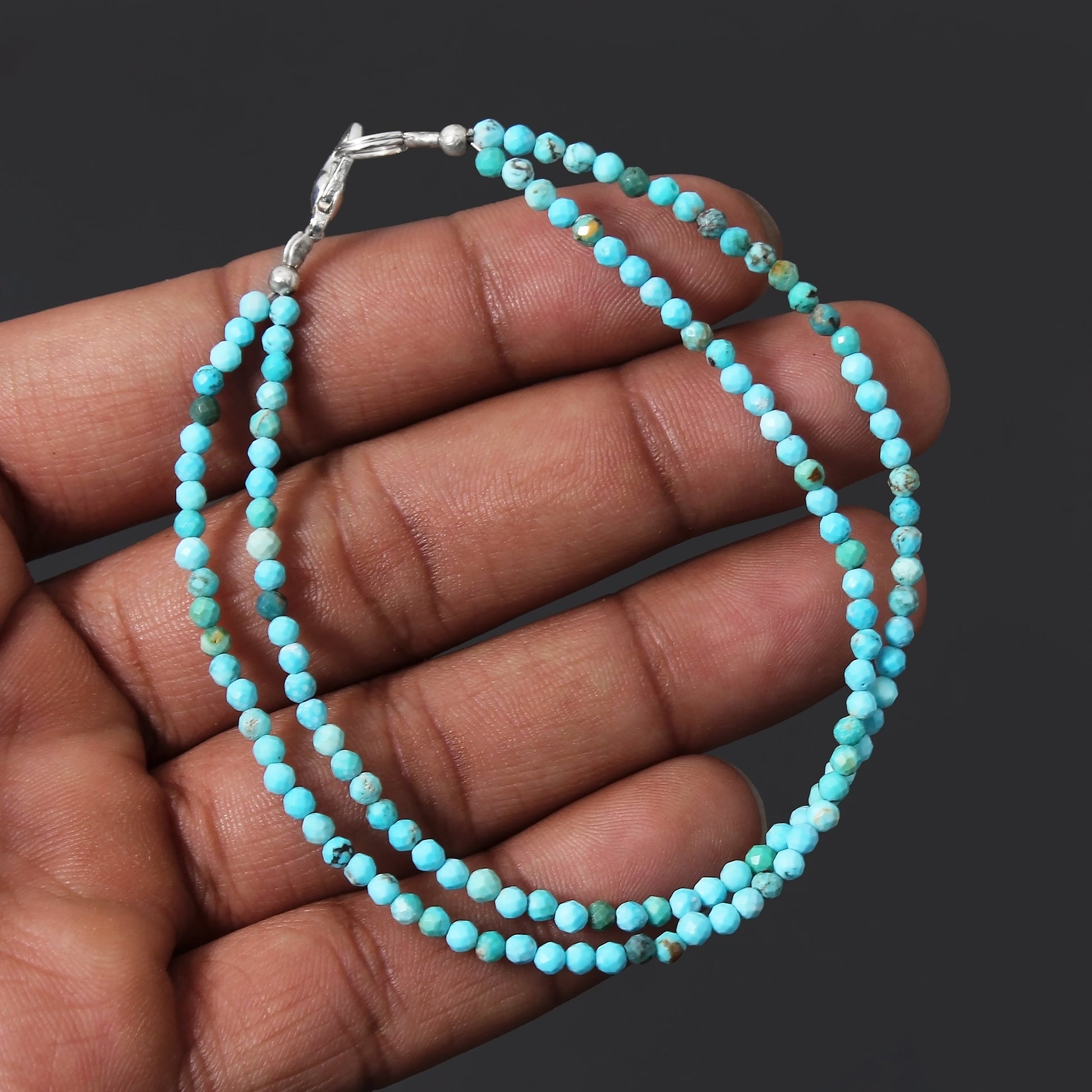 Double-Layer Natural Turquoise Gemstone Balancing Life Bracelet GemsRush