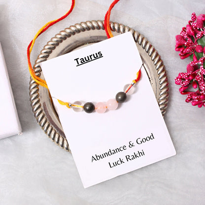 Good Luck Rakhi | Multi Gemstone Studded Dora Rakhi GemsRush