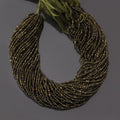 Green Cats Eye Faceted Cut 12.5 Inch Strand For Embellishment Bracelet Earring And Necklace Making ,1 strand