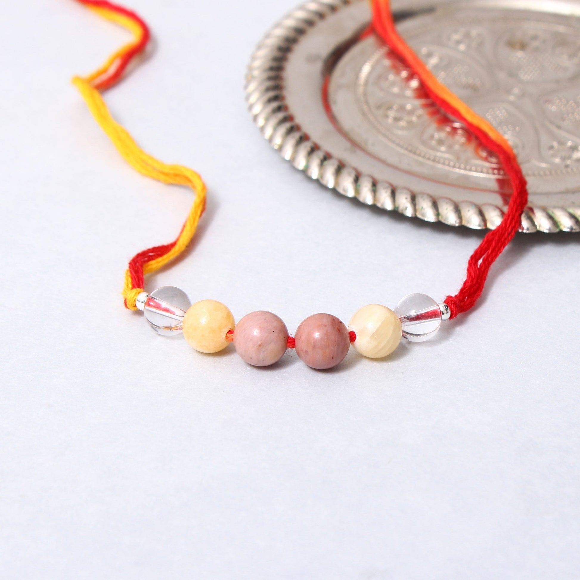 Handcrafted Gemstone Rakhi this Raksha Bandhan give Perfect Gift to Bhai GemsRush