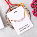 Handmade Gemstone Leo Rakhi for Brothers | Hypoallergenic Rakhi