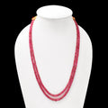 High Quality Ruby Double Layered Necklace