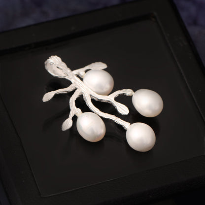 Beautiful 925 Silver Tree Pearl Pendant