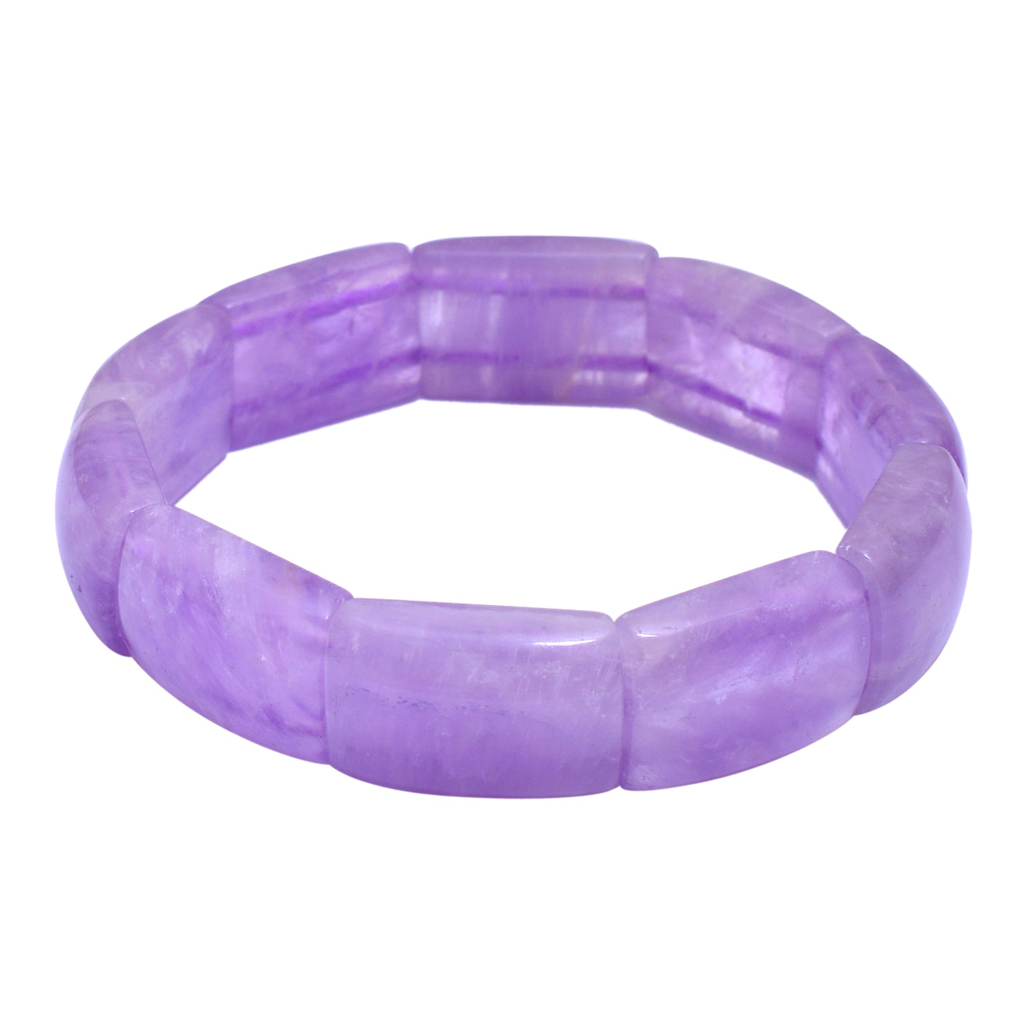 Lavender Amethyst Stretchable Bracelet GemsRush