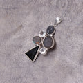 Multi Gemstone 925 Silver Pendant