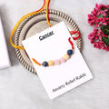 Multi Gemstone Studded Dora Rakhi for Raksha Bandhan