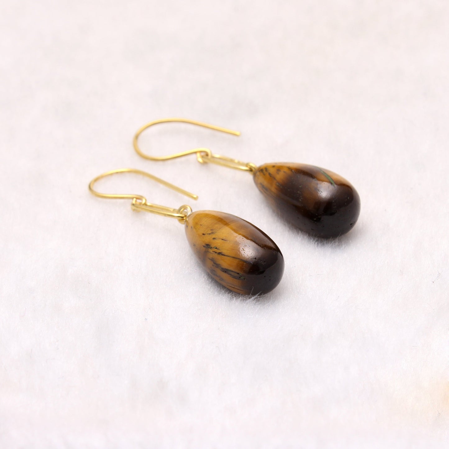 Natural Gemstone Drop Dangle Gold Plated Earring GemsRush