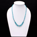 Turquoise Smooth Round Beads Necklace : Double Layer Necklace - A Jewel for the Soul