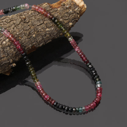 Natural Watermelon TOURMALINE Rondelle Beads GemsRush