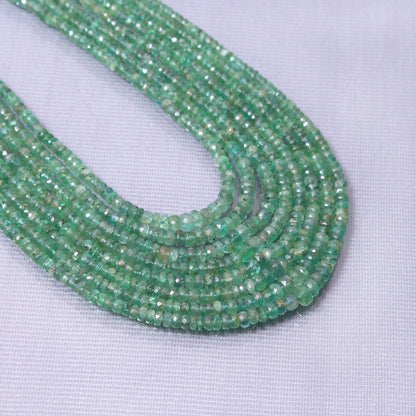 Natural Zambian Emerald 8 Layers Sarafa Necklace GemsRush