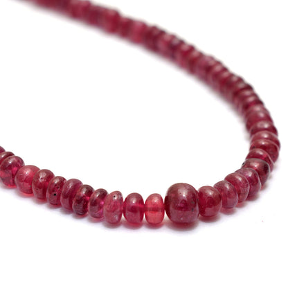 Ruby Beaded Necklace, July Birthstone Necklace, Anniversary Gift For Her GemsRush