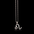 Silver LEO Zodiac Pendant, Astrology Necklace, Minimalist Necklace For Her
