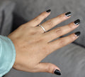 Simple Band Silver Ring ( 5 3/4 US Ring Size )