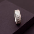 Sterling Silver Men Band Ring | Silver Designer Gothic Ring