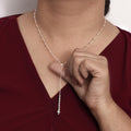 Sterling Silver Y Necklace