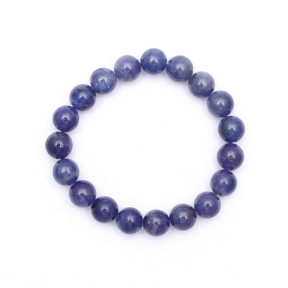 Tanzanite Stretch Bracelet /December Birthstone Natural Beaded Bracelet /Stacking Bracelet Gift For Her . GemsRush