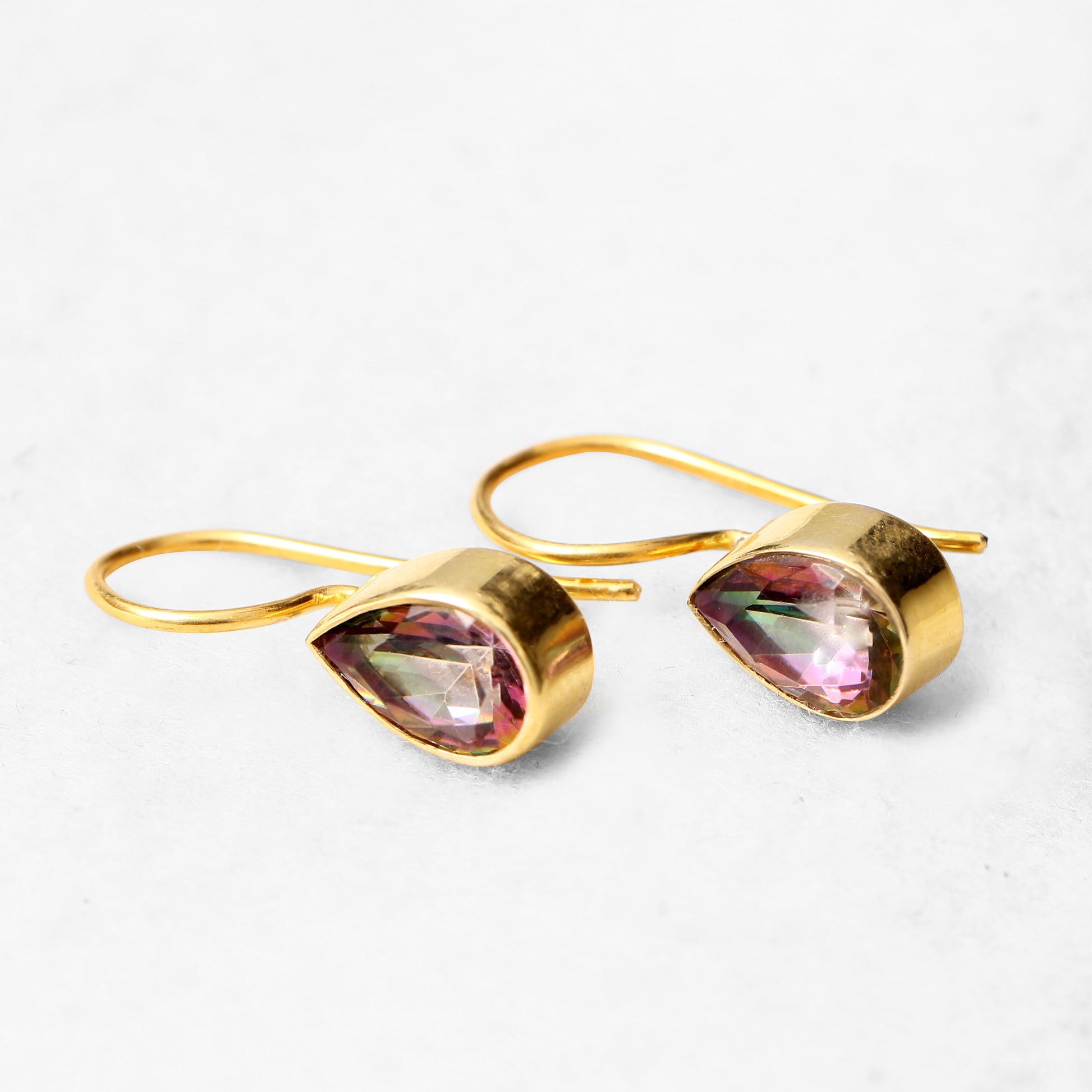 Valentine Day Gift Mystic Topaz Earring GemsRush