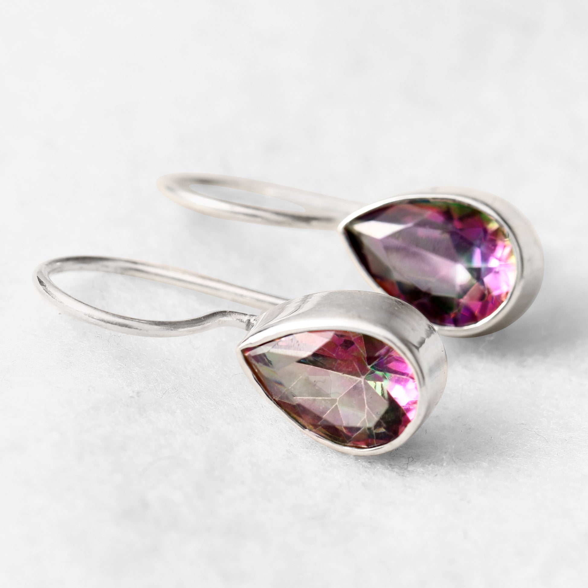 Valentine Day Gift Mystic Topaz Earring GemsRush